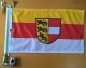 Preview: Kärnten mit Wappen für Fahnenstangen 678-016 (Adler) und 678-016 B (Fahne in der Größe 40 x 26 cm. passend Kugel)