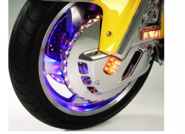 18F1801RGB-Knight Rider, Bremsscheibenabdeckungen GL 1800 Bj.01 bis 10 ohne Airbag