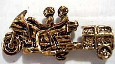 138-631A,   Goldwing Pin mit Sozius & Anhänger