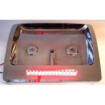 Preview: 45-1836,   Chrom Nummernschildsunterlage mit LEDs Preview: 45-1836,   Chrom Nummernschildsunterlage mit LEDs