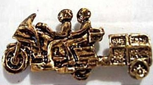 138-631A,   Goldwing Pin mit Sozius & Anhänger